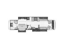 2022 Newmar Kountry Star Freightliner 4037 Class A at Lakeland RV Center STOCK# 3835A Floor plan Image