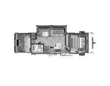 2021 Wildwood X-Lite 28VBXL Travel Trailer at Lakeland RV Center STOCK# 3815A Floor plan Image
