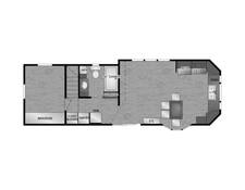 2024 Kropf Island 4565C Park Model at Lakeland RV Center STOCK# 3852 Floor plan Image