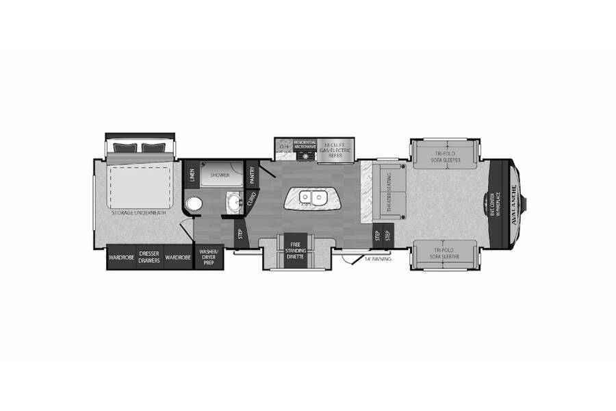 Floor plan for STOCK#3542A