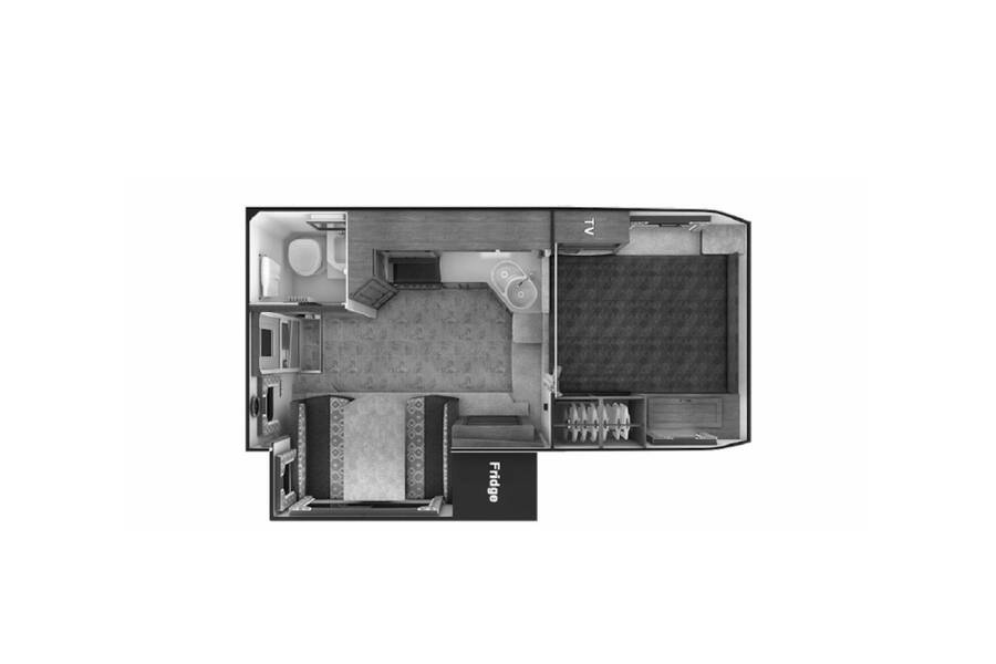 2016 Lance Long Bed 995  at Lakeland RV Center STOCK# TC1 Floor plan Layout Photo