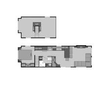 2023 Canterbury Parkvue P38 SKLL SL Park Model at Lakeland RV Center STOCK# 3718 Floor plan Image