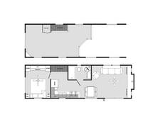 2023 Quailridge Park Model Loft 39CBDL Park Model at Lakeland RV Center STOCK# 3777 Floor plan Image