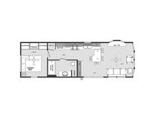 2023 Forest River Quailridge 39FLSK Park Model at Lakeland RV Center STOCK# 3786 Floor plan Image