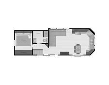 2023 Kropf Island 6178AK Park Model at Lakeland RV Center STOCK# 3806 Floor plan Image