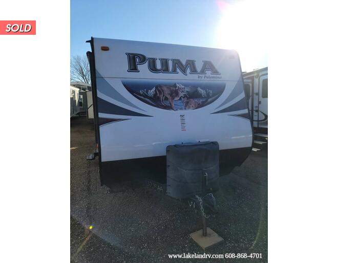 2015 Palomino Puma 23FB Travel Trailer at Lakeland RV Center STOCK# 3735AA Exterior Photo