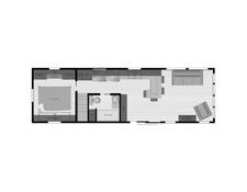 2024 Kropf Lakeside LE Super Loft 8104BKWD Park Model at Lakeland RV Center STOCK# 3838 Floor plan Image